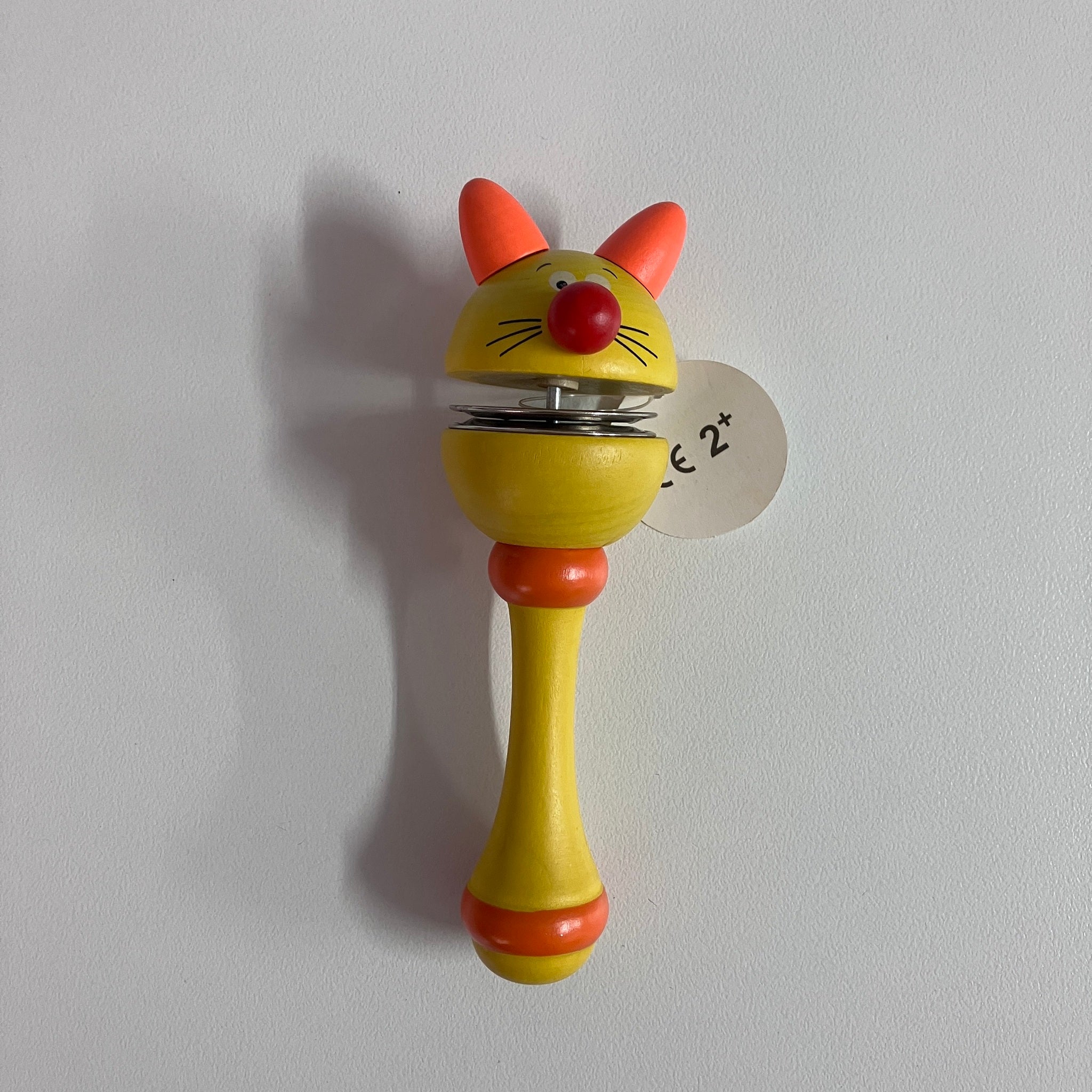 Wooden Rattle - Animal Bell Ring - Assorted Designs