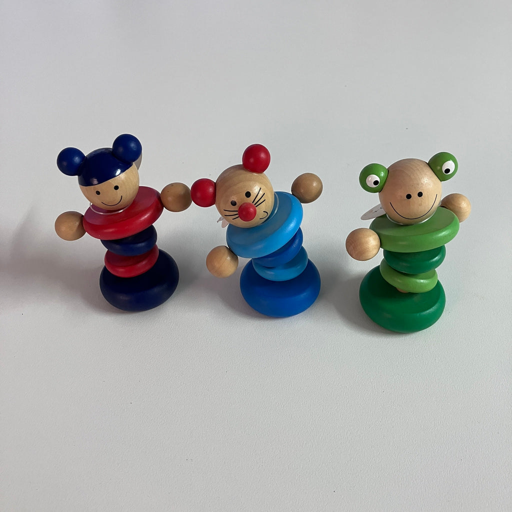 Wooden Wriggler Toy - Assorted Animals