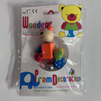 Wooden Animal Bell Rattle - Assorted Designs