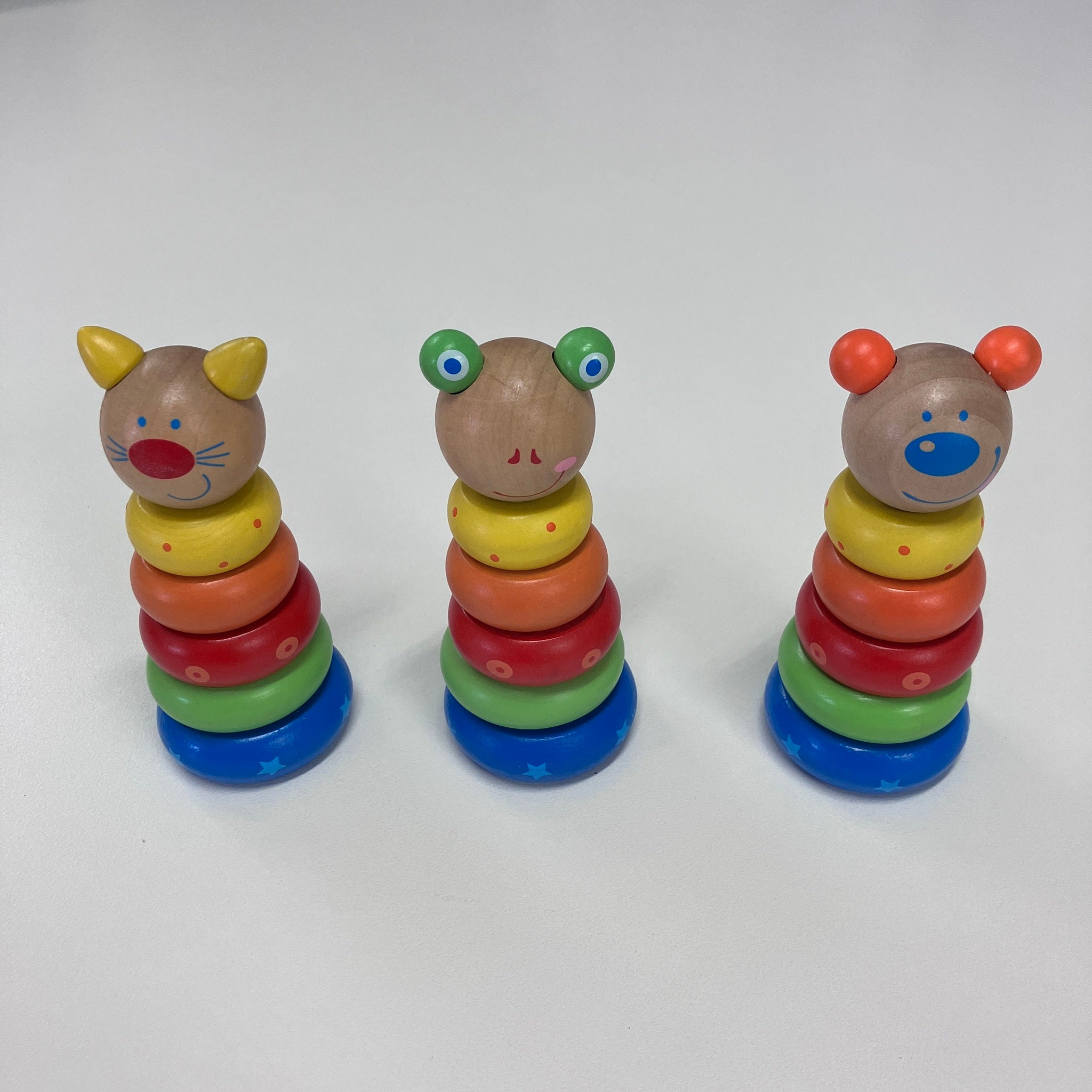 Wooden Stacking Blocks - Animals - Assorted Designs