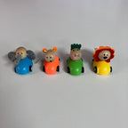 Wooden Pull Back Animal Car - Assorted Designs