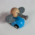Wooden Pull Back Animal Car - Assorted Designs
