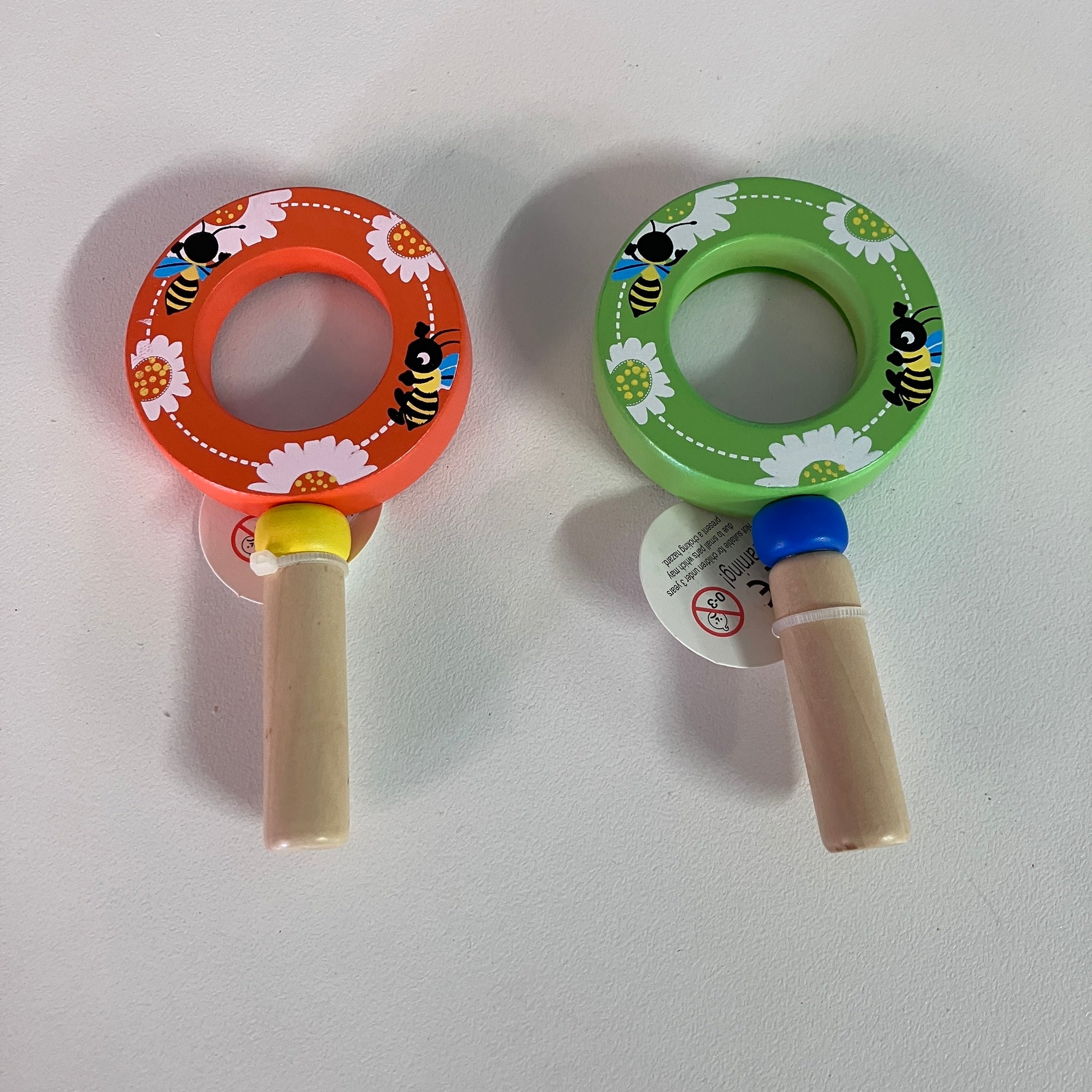 Wooden Magnifying Bee Glass - Assorted Designs