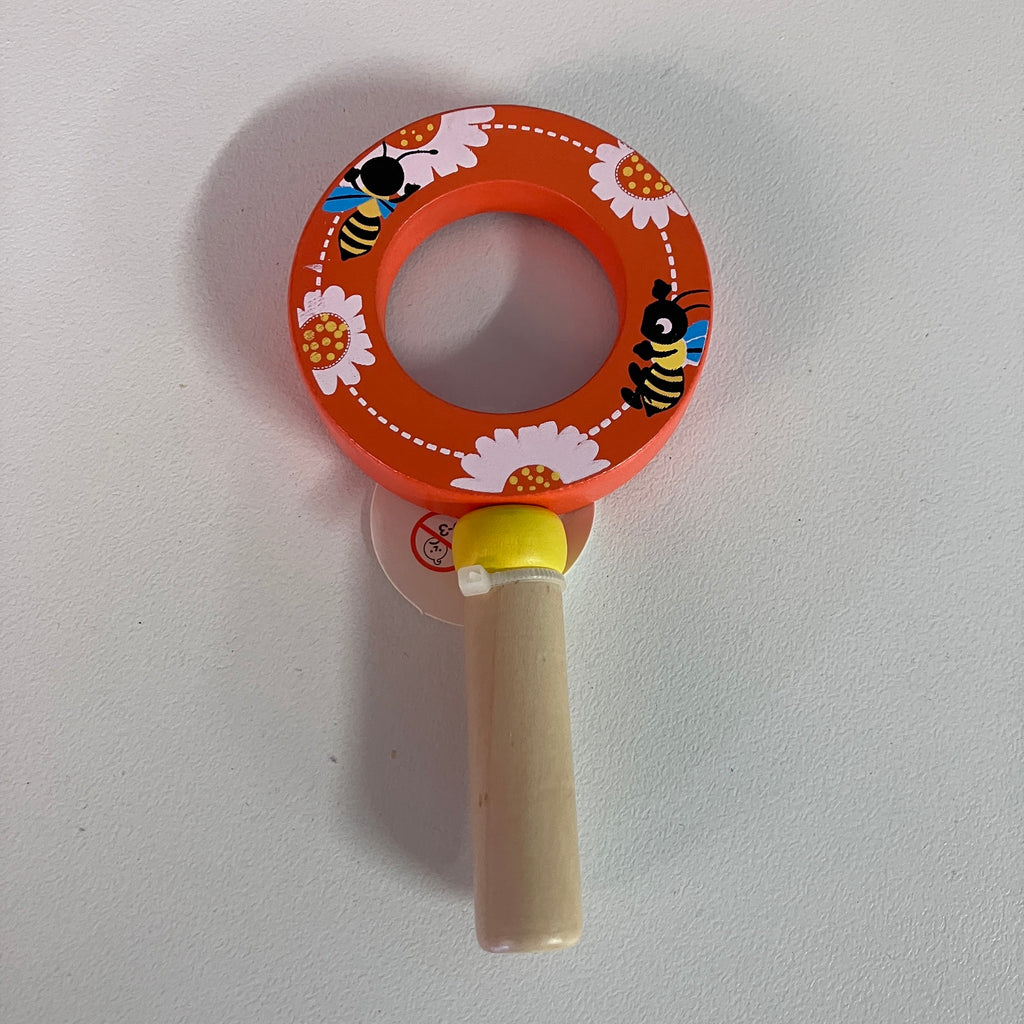 Wooden Magnifying Bee Glass - Assorted Designs
