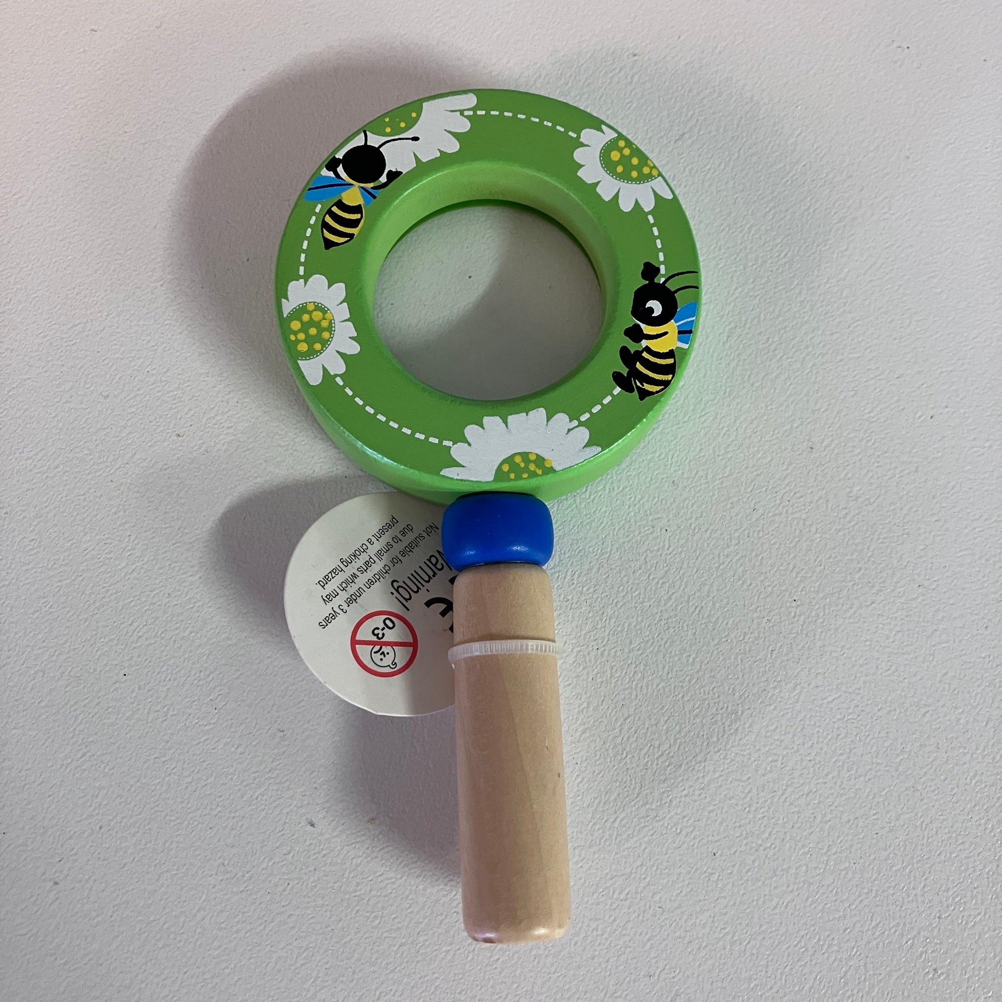 Wooden Magnifying Bee Glass - Assorted Designs