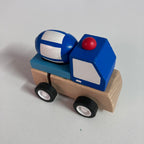 Wooden Wind Up Vehicle - Assorted Designs