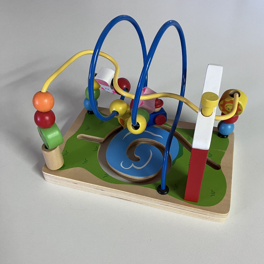 Wooden Maze - Roller Coaster Beads - Farm