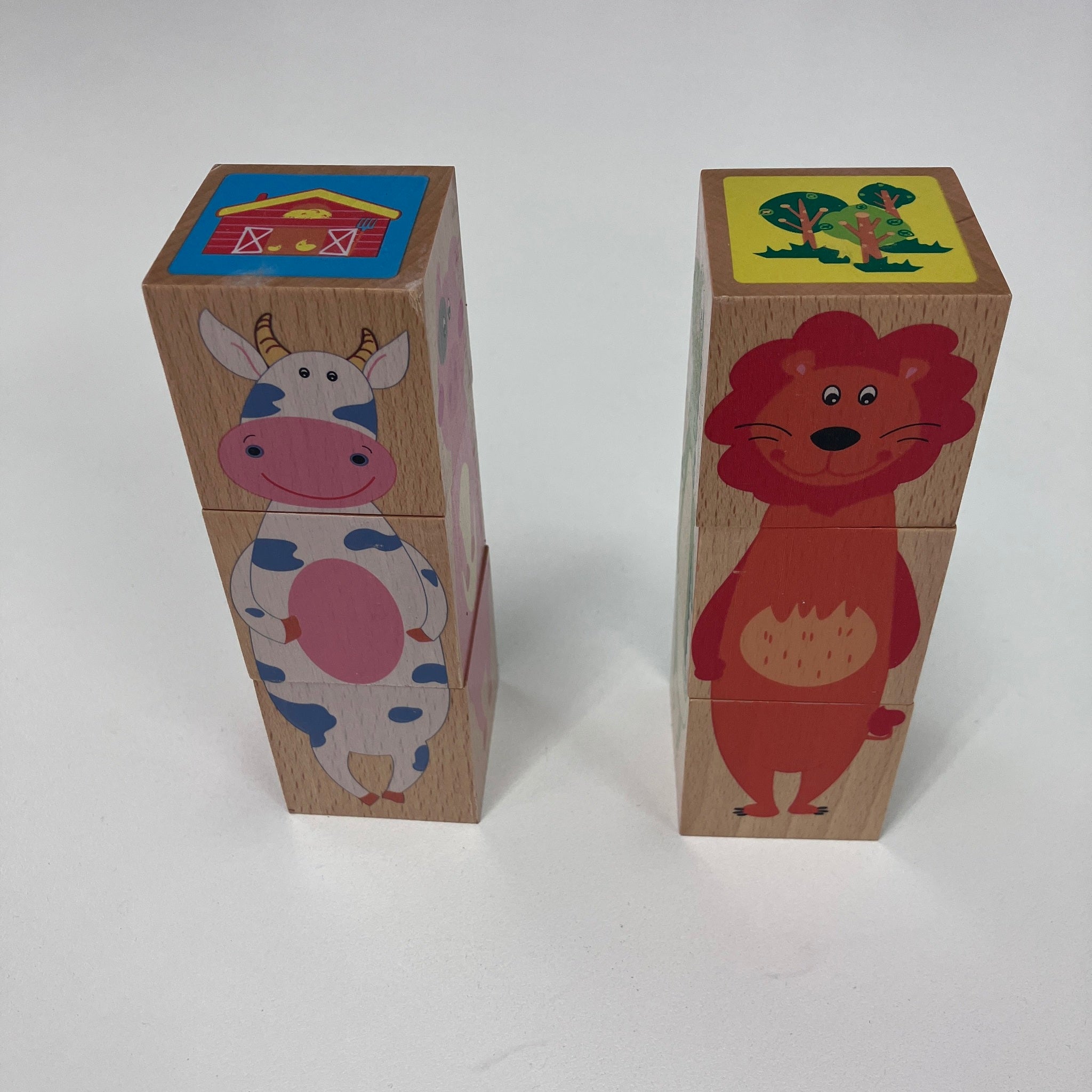 Wooden Cube Block Puzzle - Assorted Designs