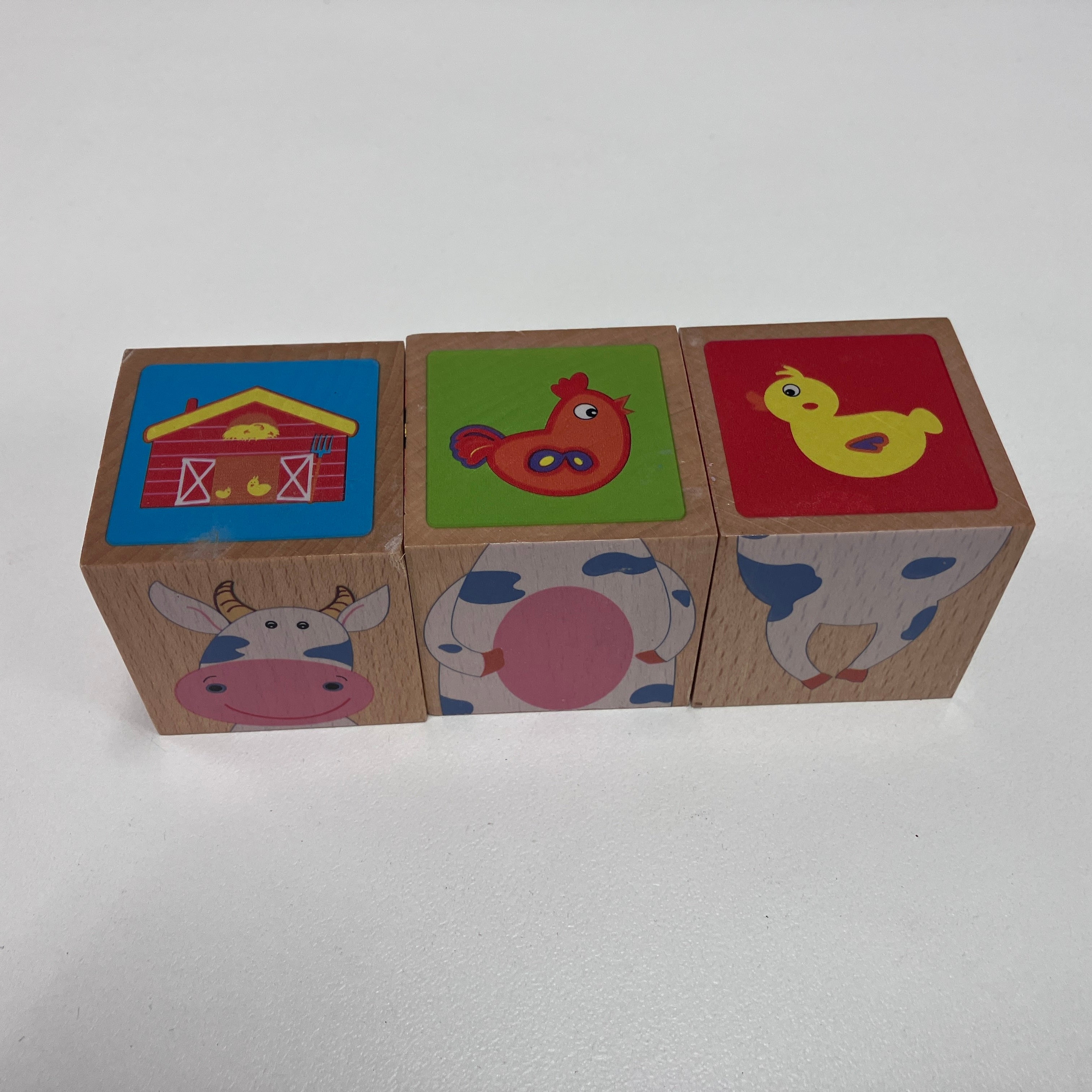 Wooden Cube Block Puzzle - Assorted Designs