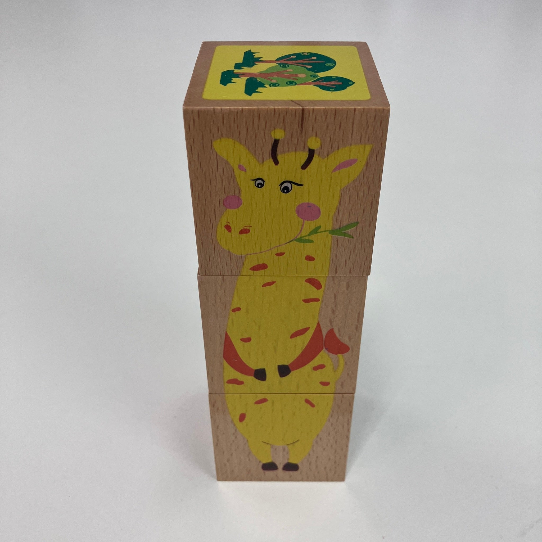 Wooden Cube Block Puzzle - Assorted Designs