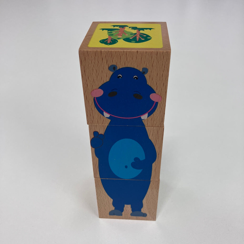 Wooden Cube Block Puzzle - Assorted Designs