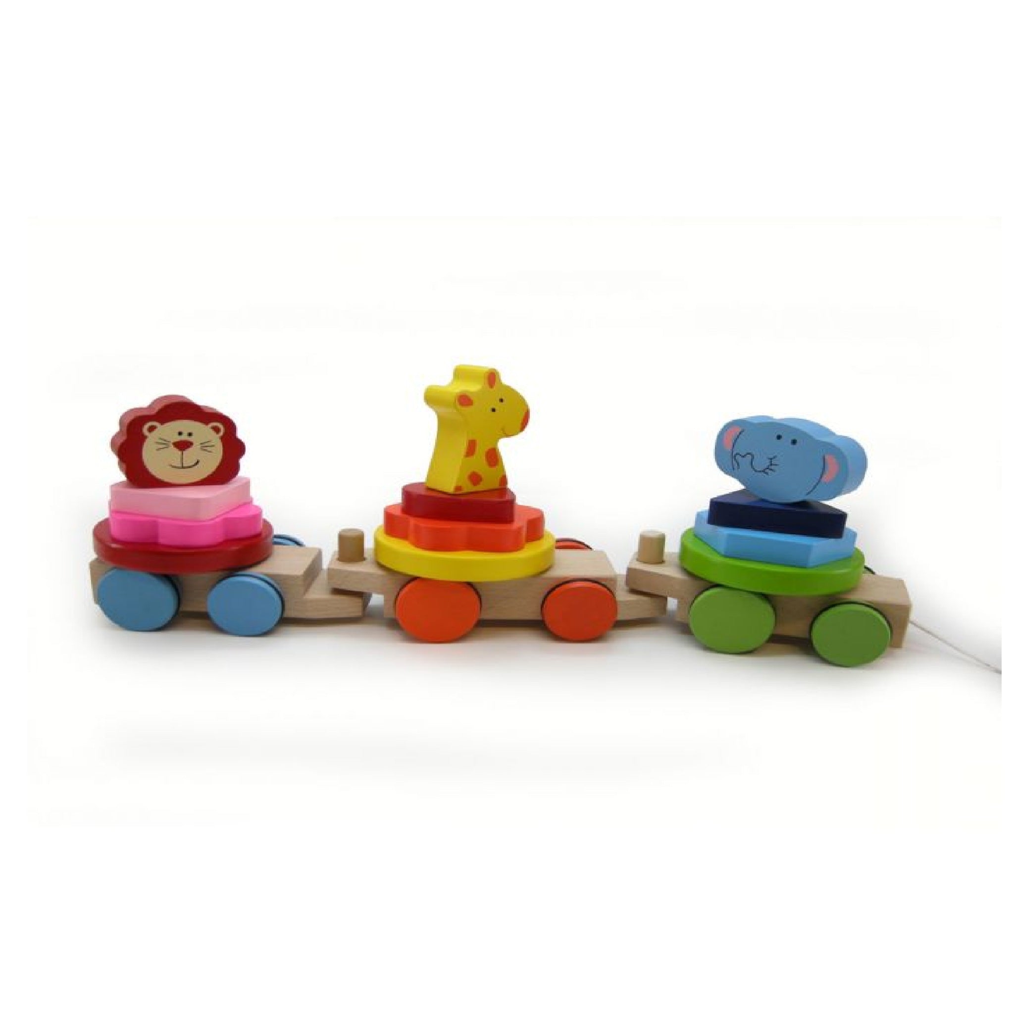 Wooden Pull Along Block Train