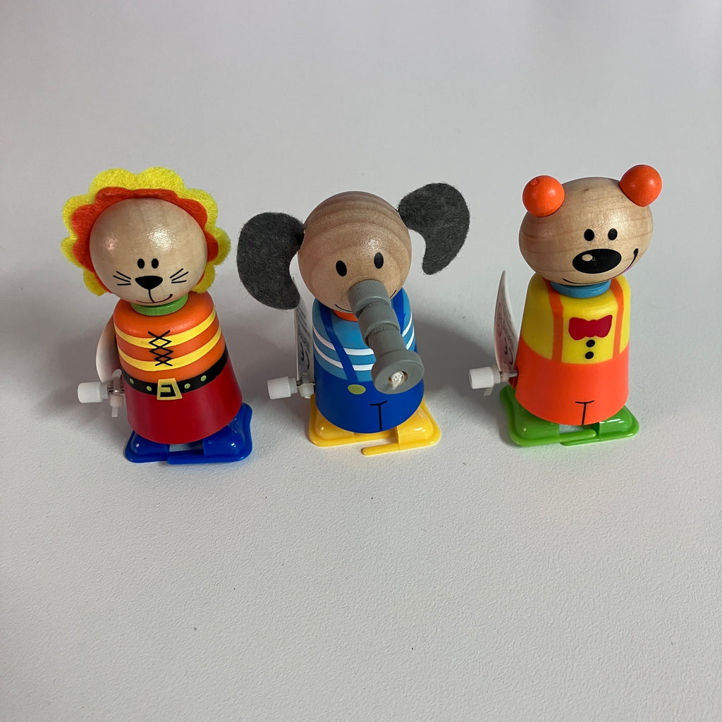 Wooden Wind Up Walking Animal - Assorted Designs