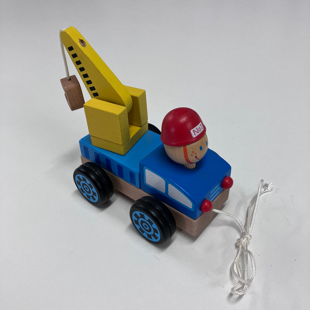 Wooden Pull Along Truck - Assorted Designs