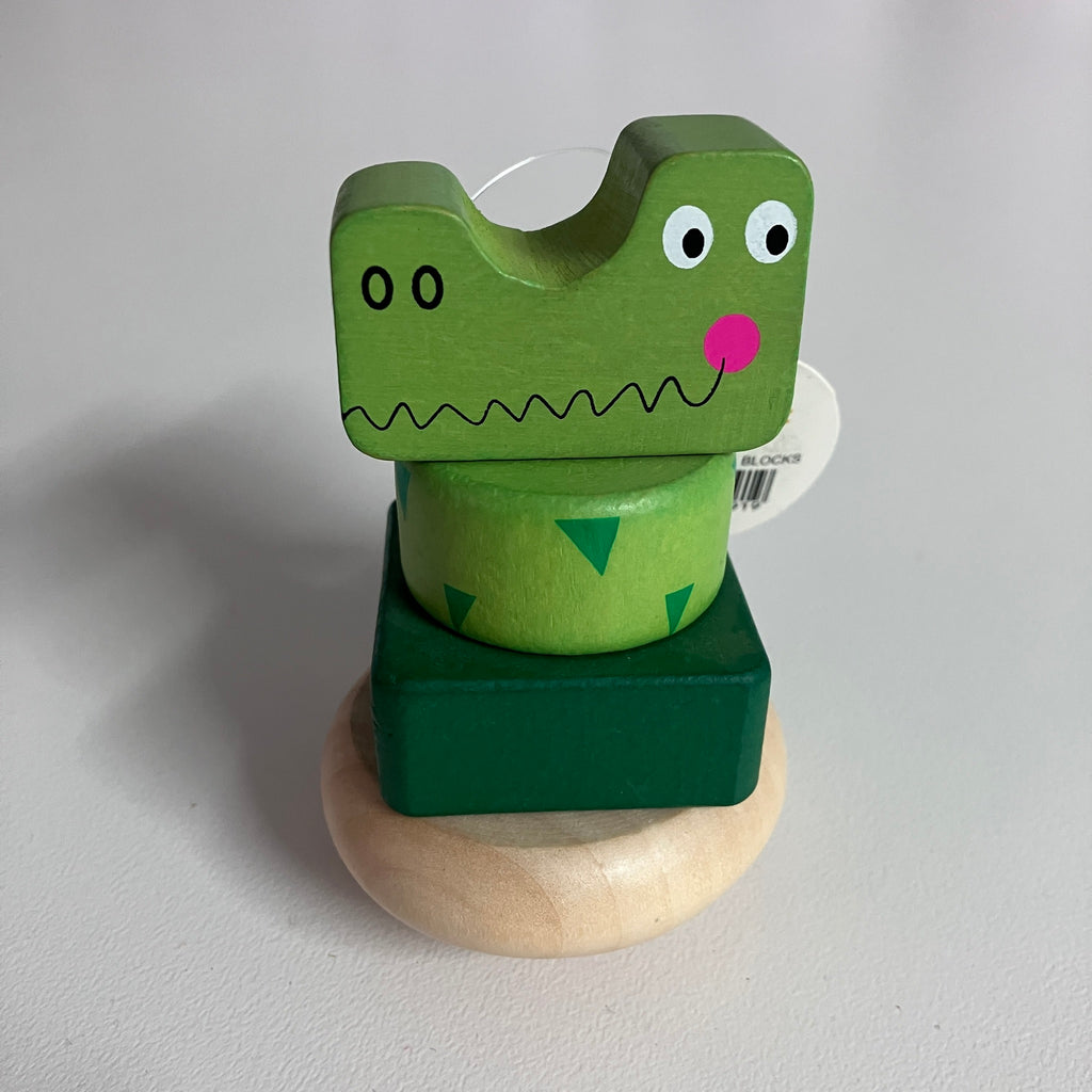 Wooden Animal Puzzle - Screw on Blocks - Assorted Designs
