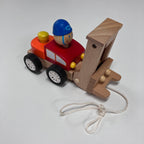 Wooden Pull Along Vehicles - Assorted Designs