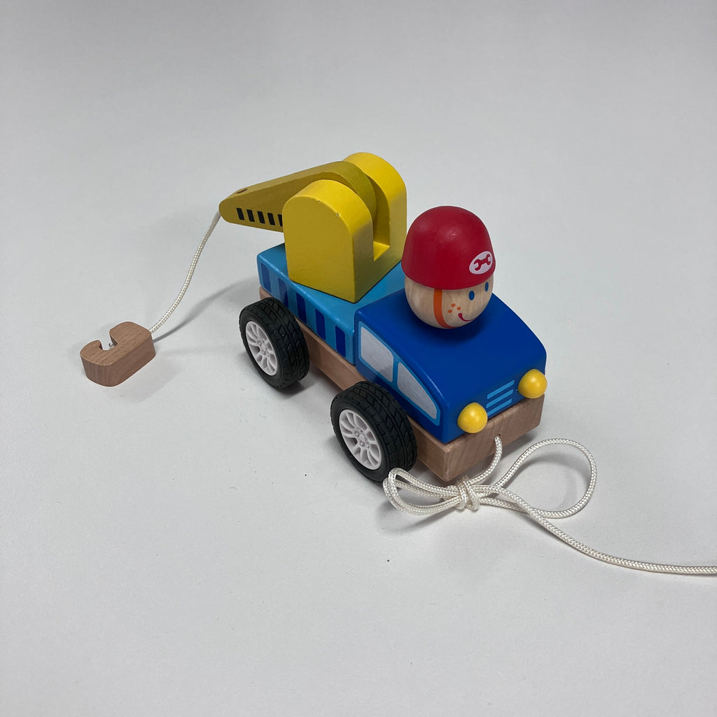 Wooden Pull Along Vehicles - Assorted Designs