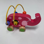 Wooden Animal Bead Maze with Wheels - Assorted Designs
