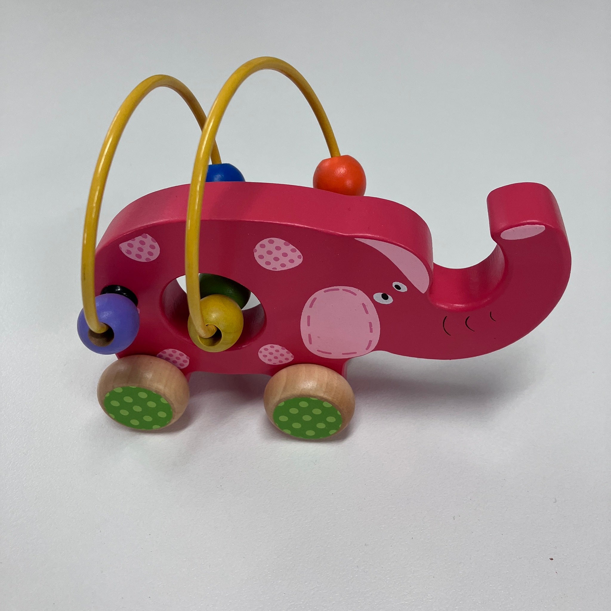 Wooden Animal Bead Maze with Wheels - Assorted Designs