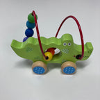 Wooden Animal Bead Maze with Wheels - Assorted Designs