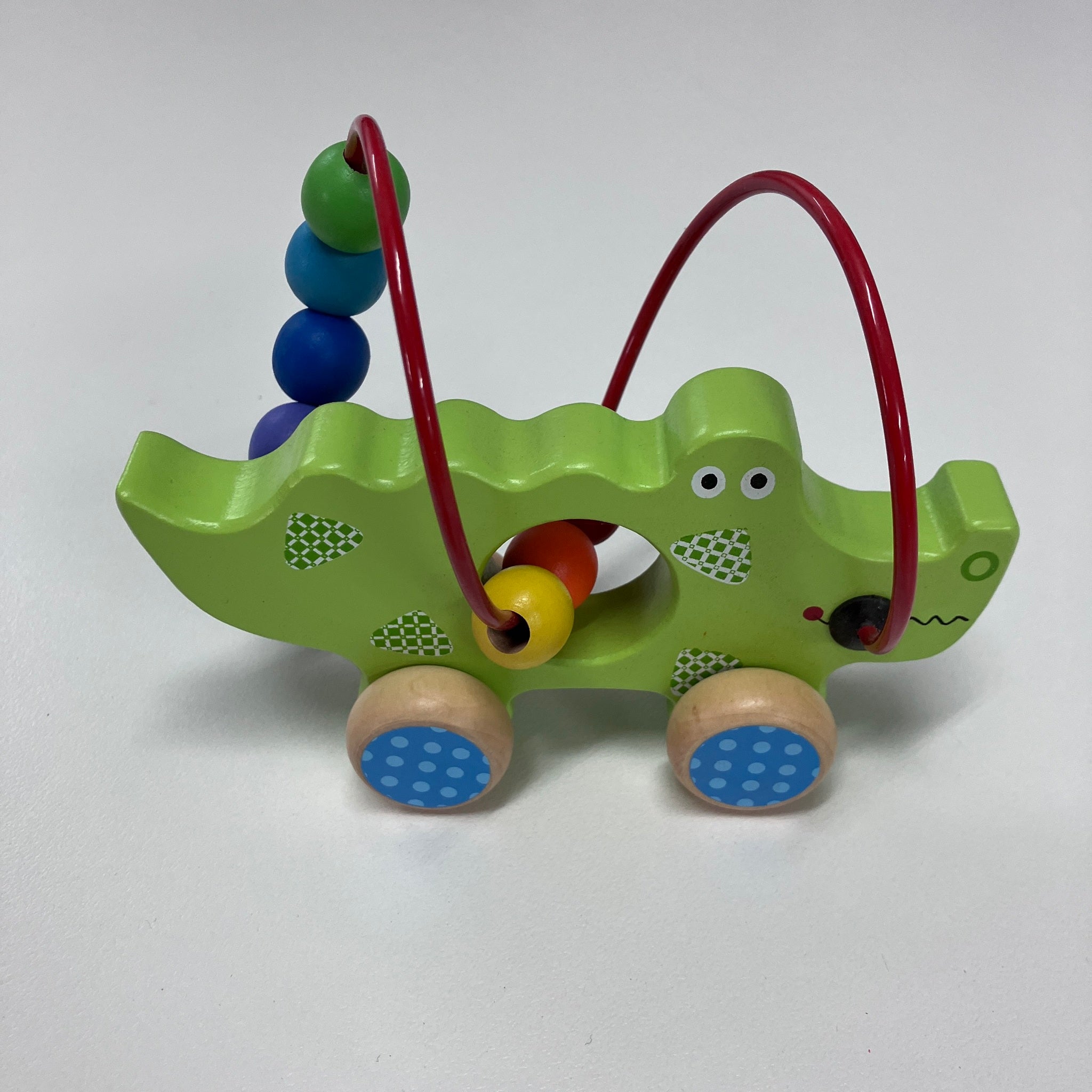 Wooden Animal Bead Maze with Wheels - Assorted Designs