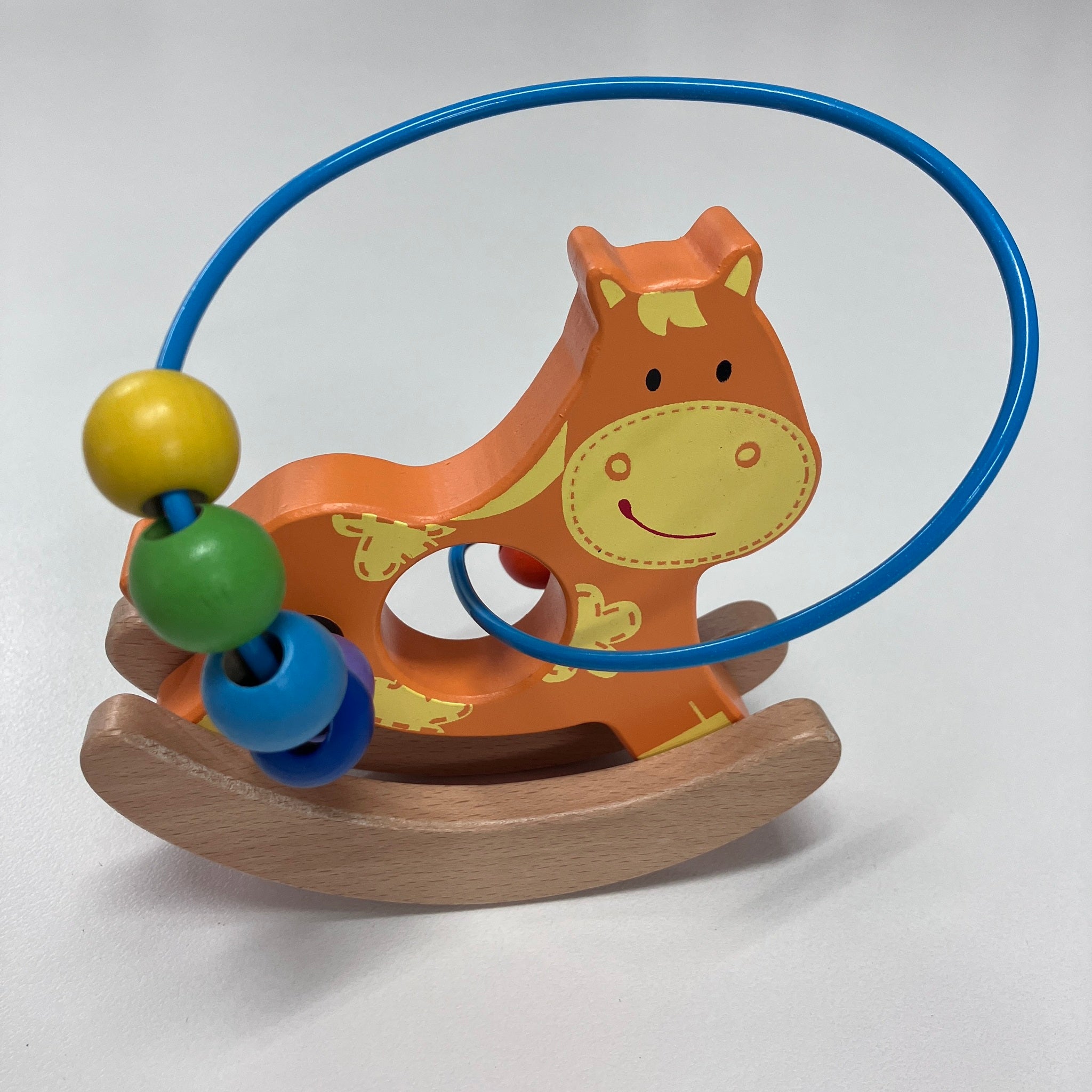Wooden Rocking Animal Bead Maze - Assorted Designs