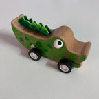 Wooden Pull Back Animal Car - Assorted Designs