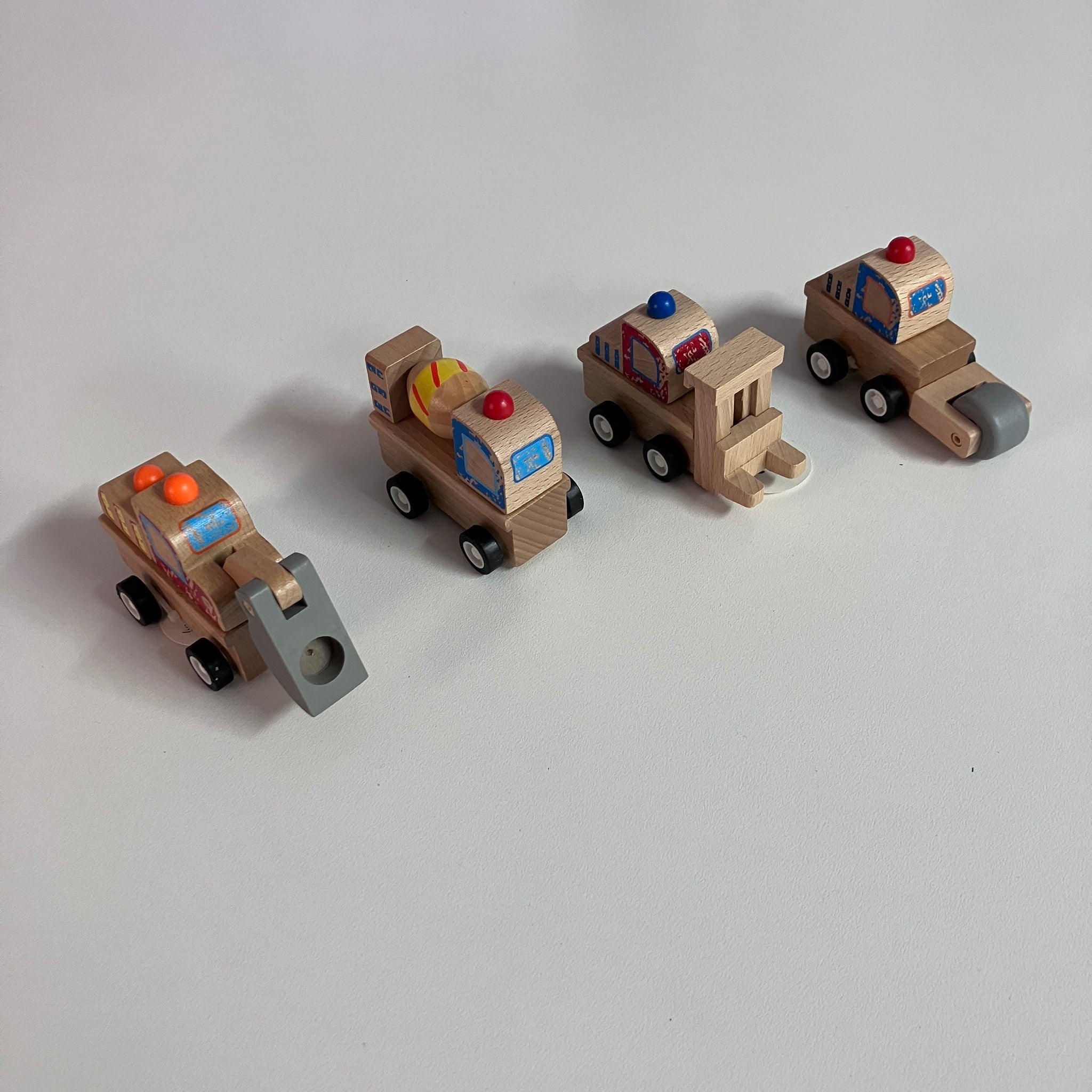 Wooden Pull Back Truck - Assorted Designs