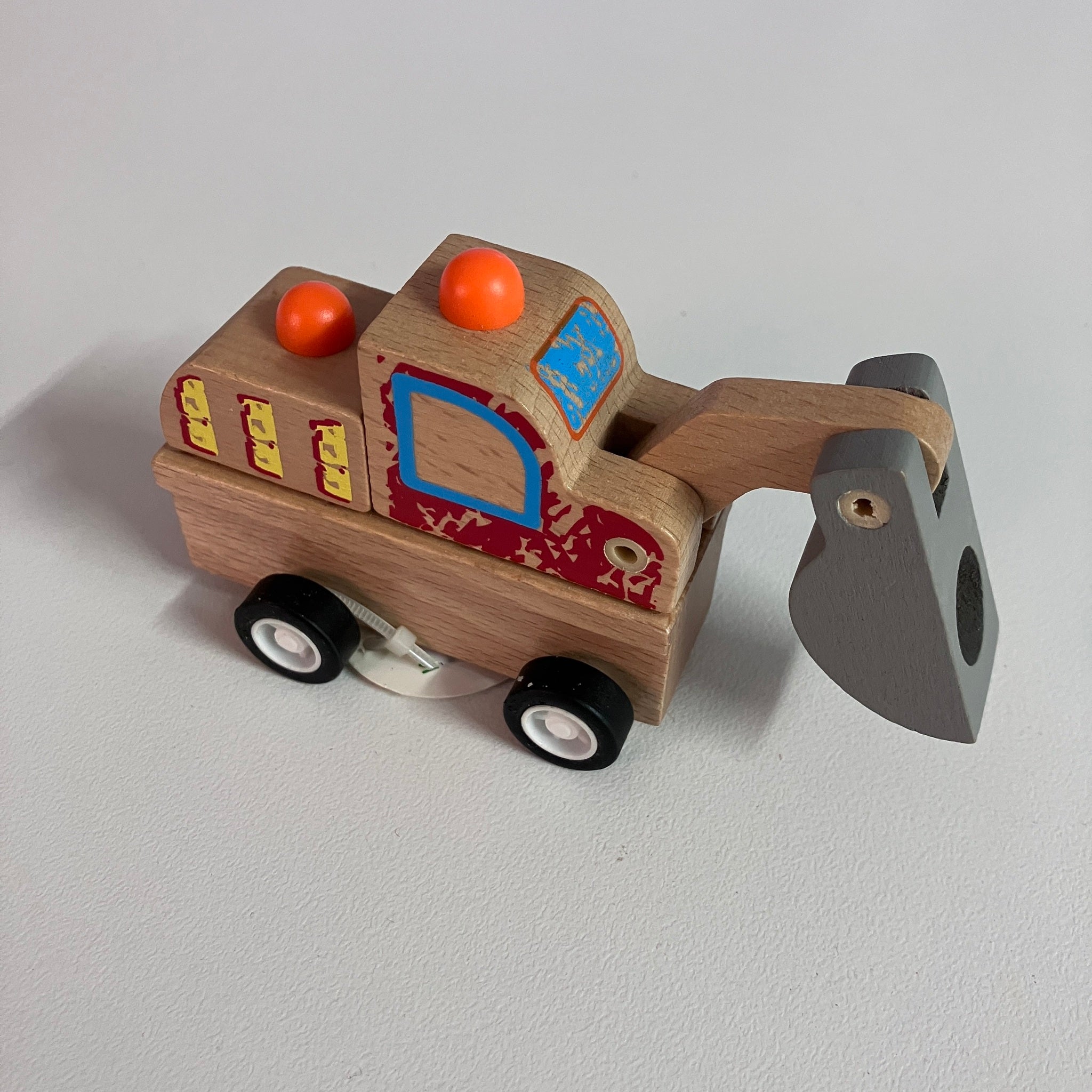 Wooden Pull Back Truck - Assorted Designs