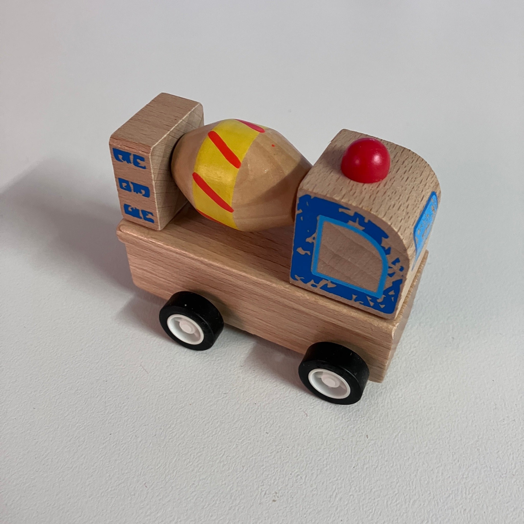 Wooden Pull Back Truck - Assorted Designs
