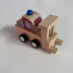 Wooden Pull Back Truck - Assorted Designs
