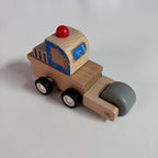 Wooden Pull Back Truck - Assorted Designs
