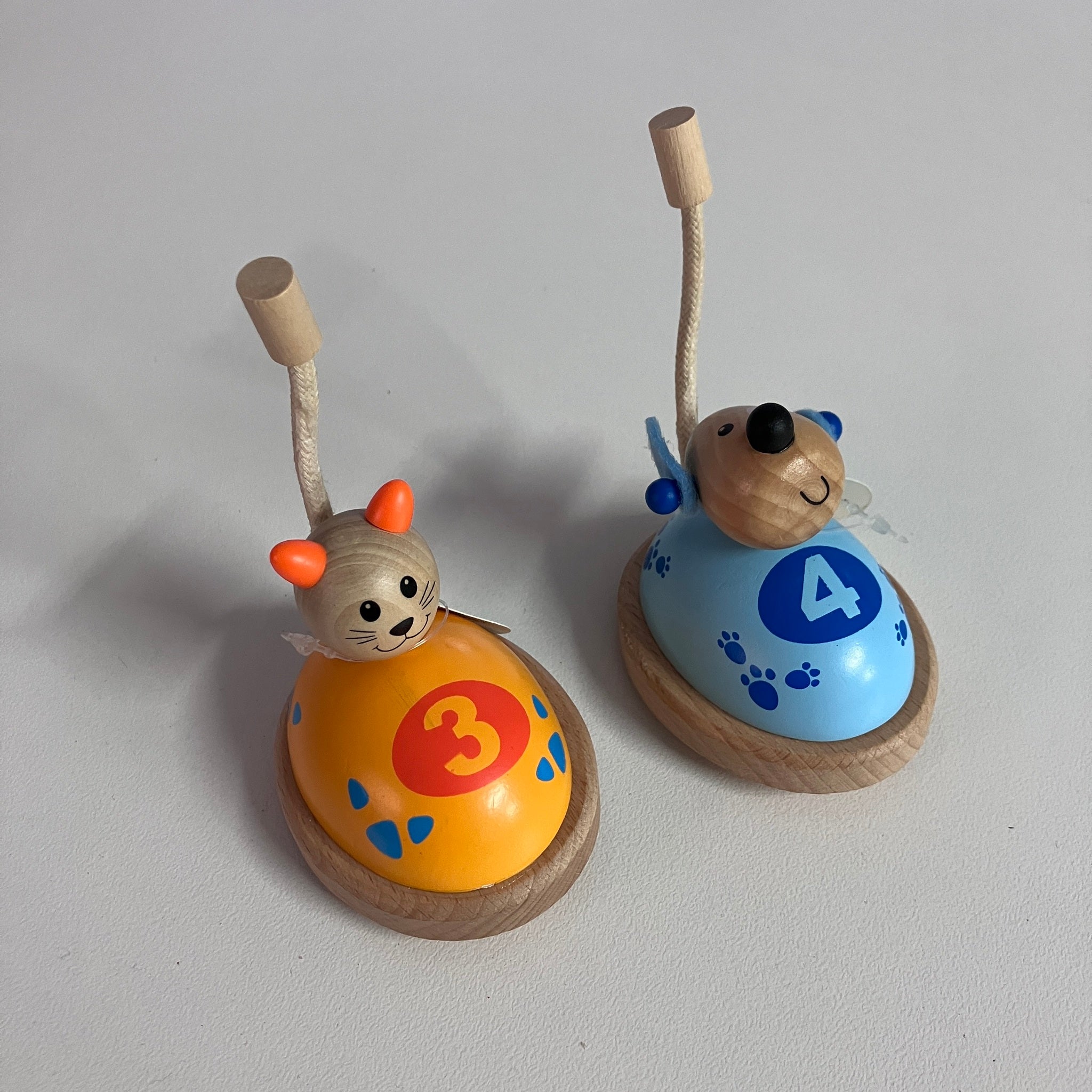 Wooden Pull Back Bumper Car - Assorted Designs