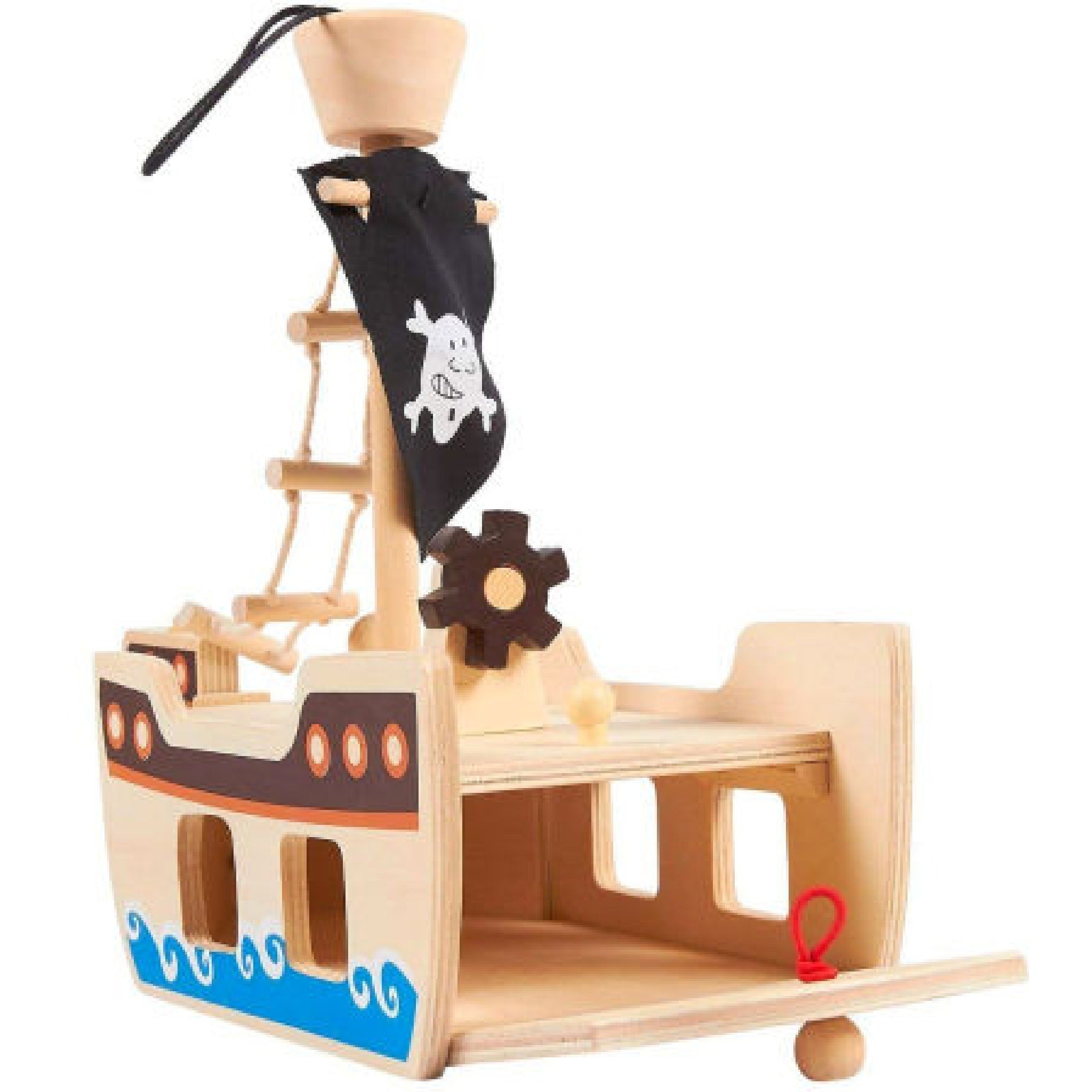 Wooden Pirate Playset