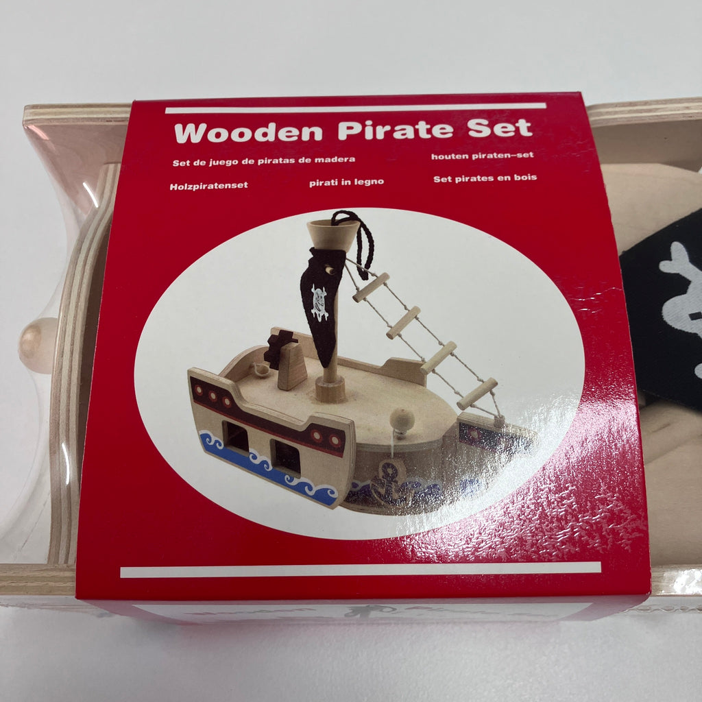 Wooden Pirate Playset