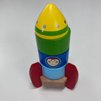 Wooden Stacking Blocks - Rocket
