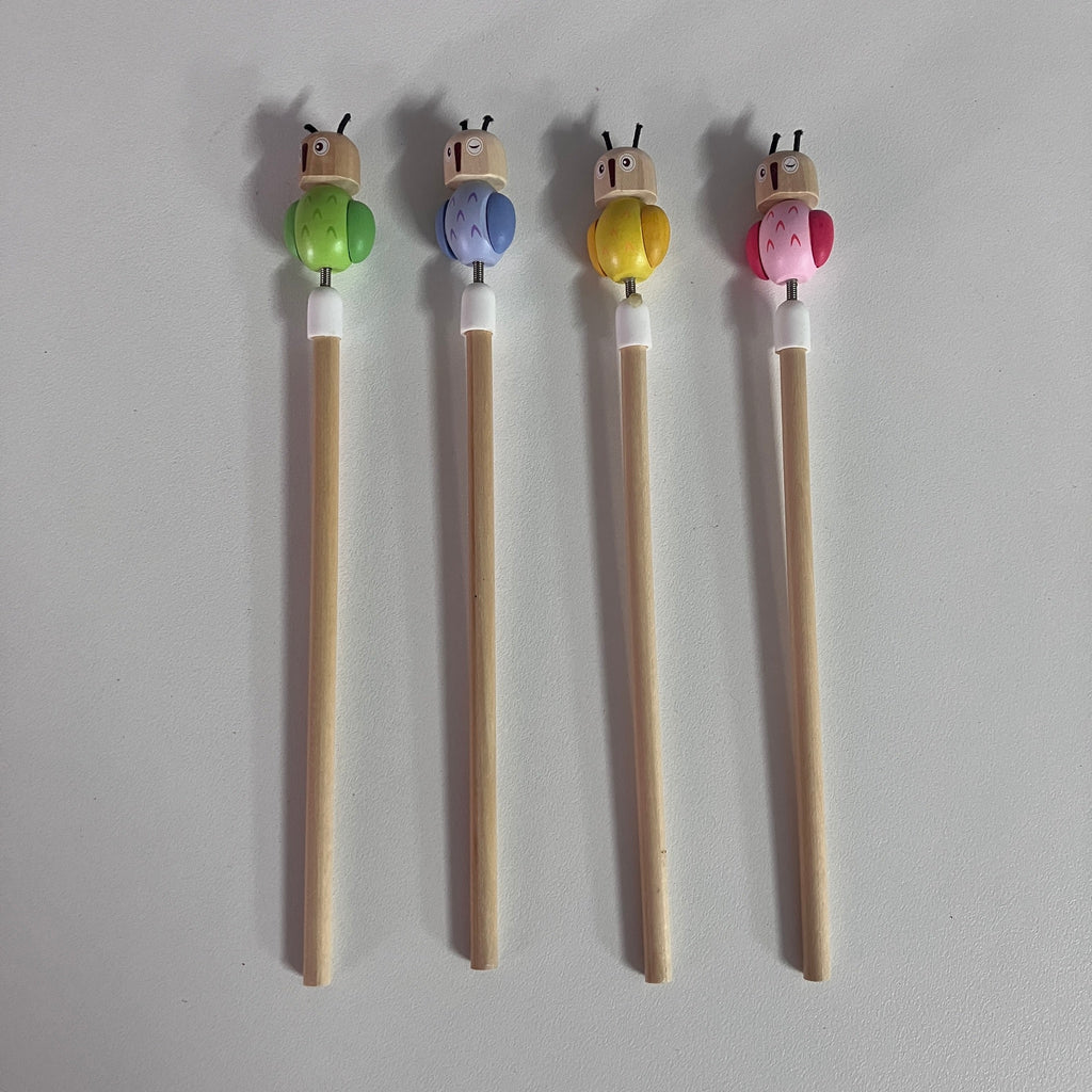 Wooden Pencils - Owl - Assorted Designs