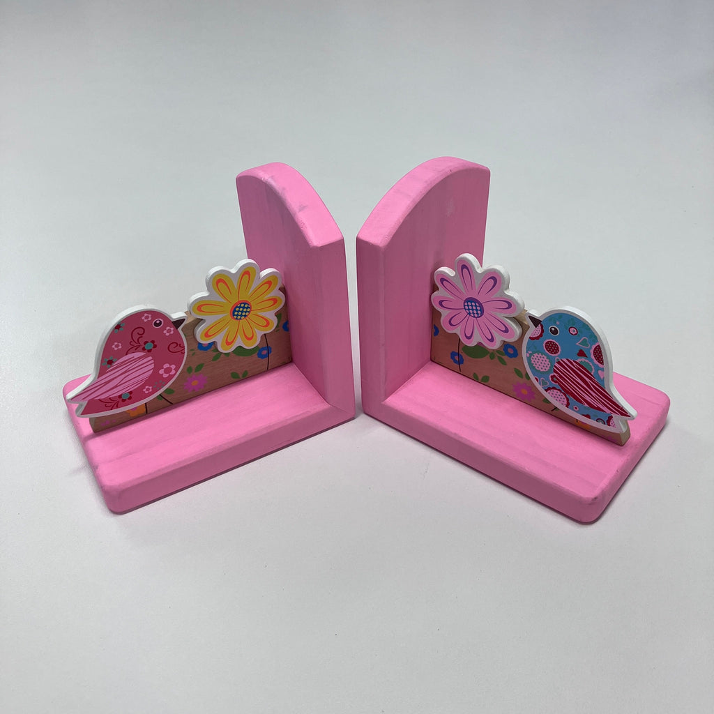Wooden Bookends - Birds