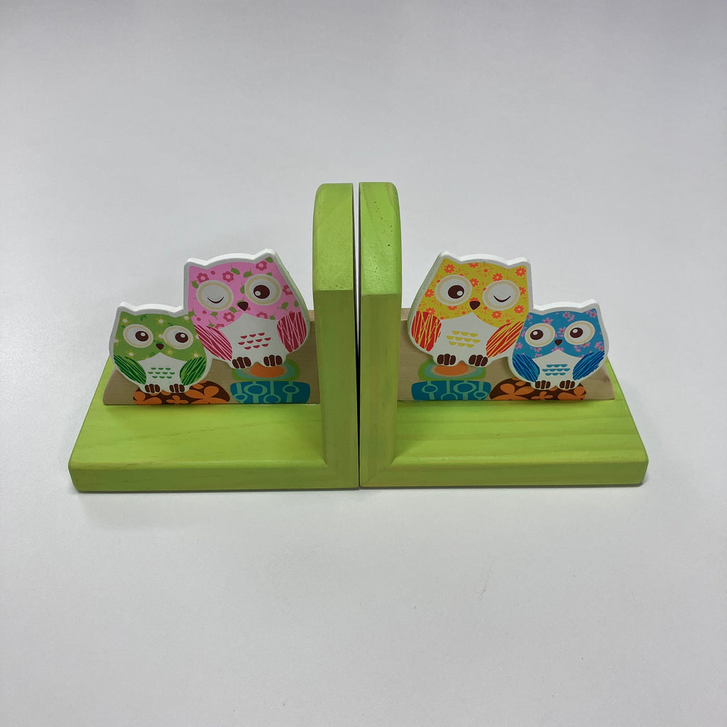 Wooden Bookends - Owls