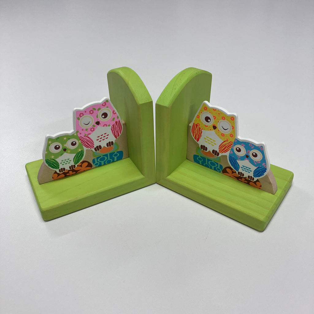 Wooden Bookends - Owls