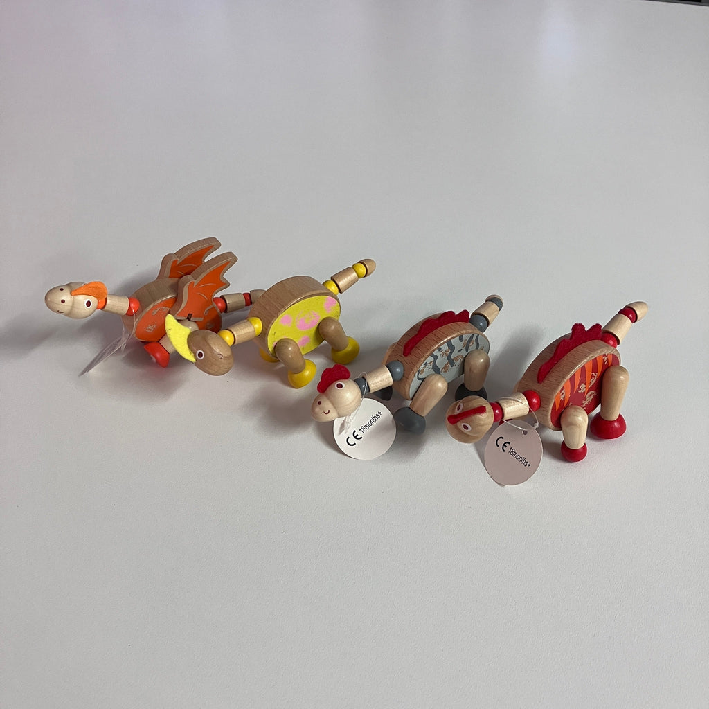 Wooden Flexi Dinosaurs - Assorted Designs