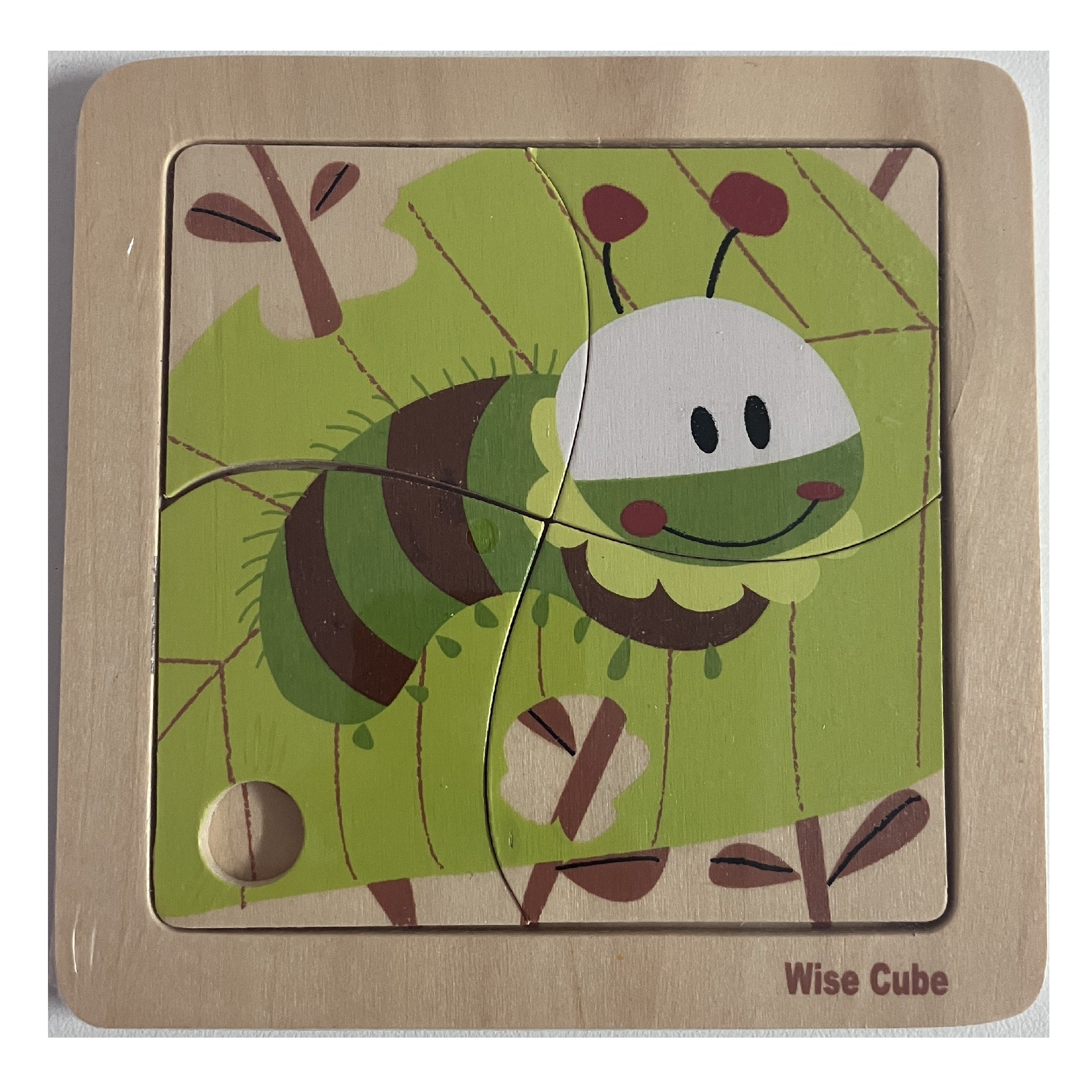 Wooden Puzzle - Caterpillar