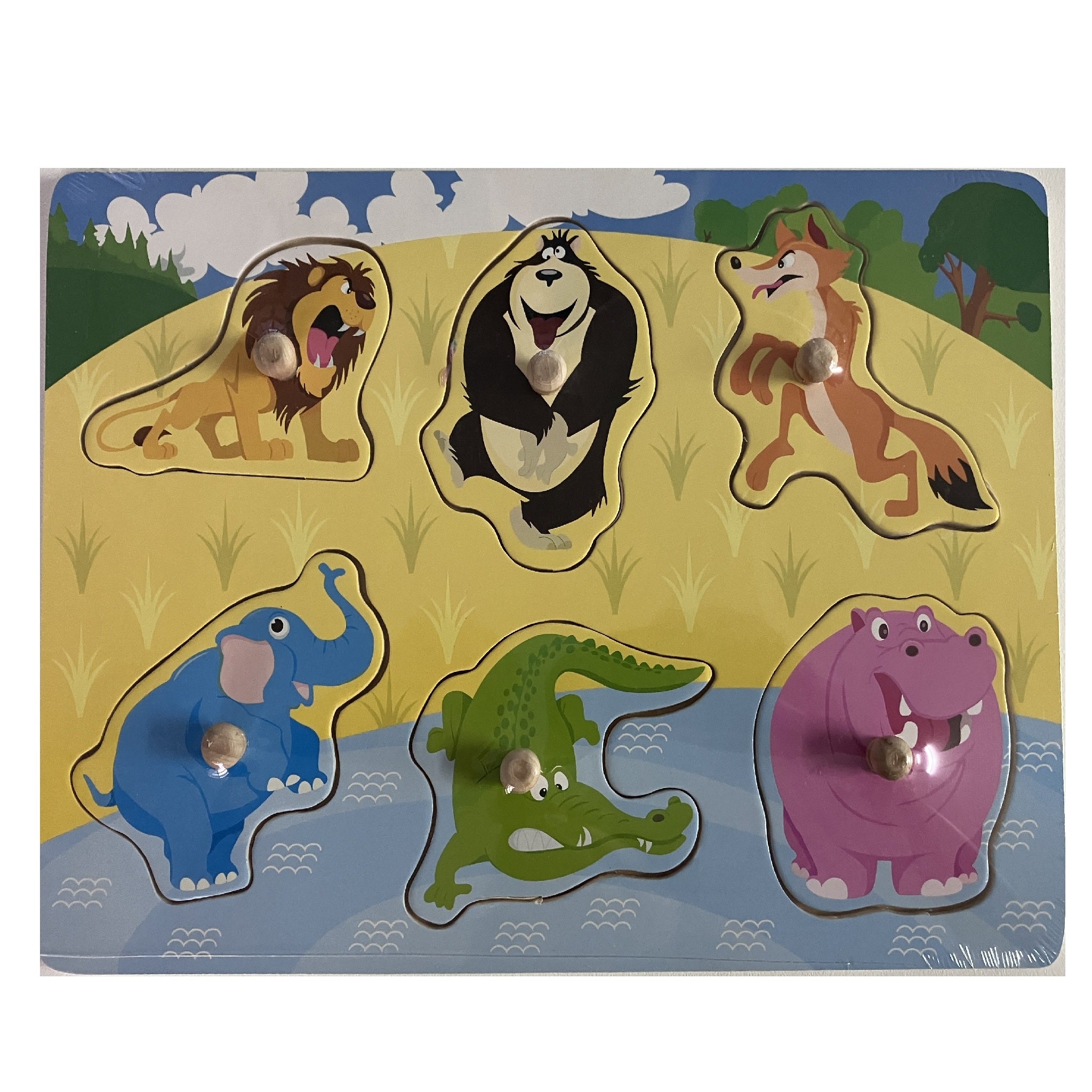 Wooden Puzzle - Jungle Animals