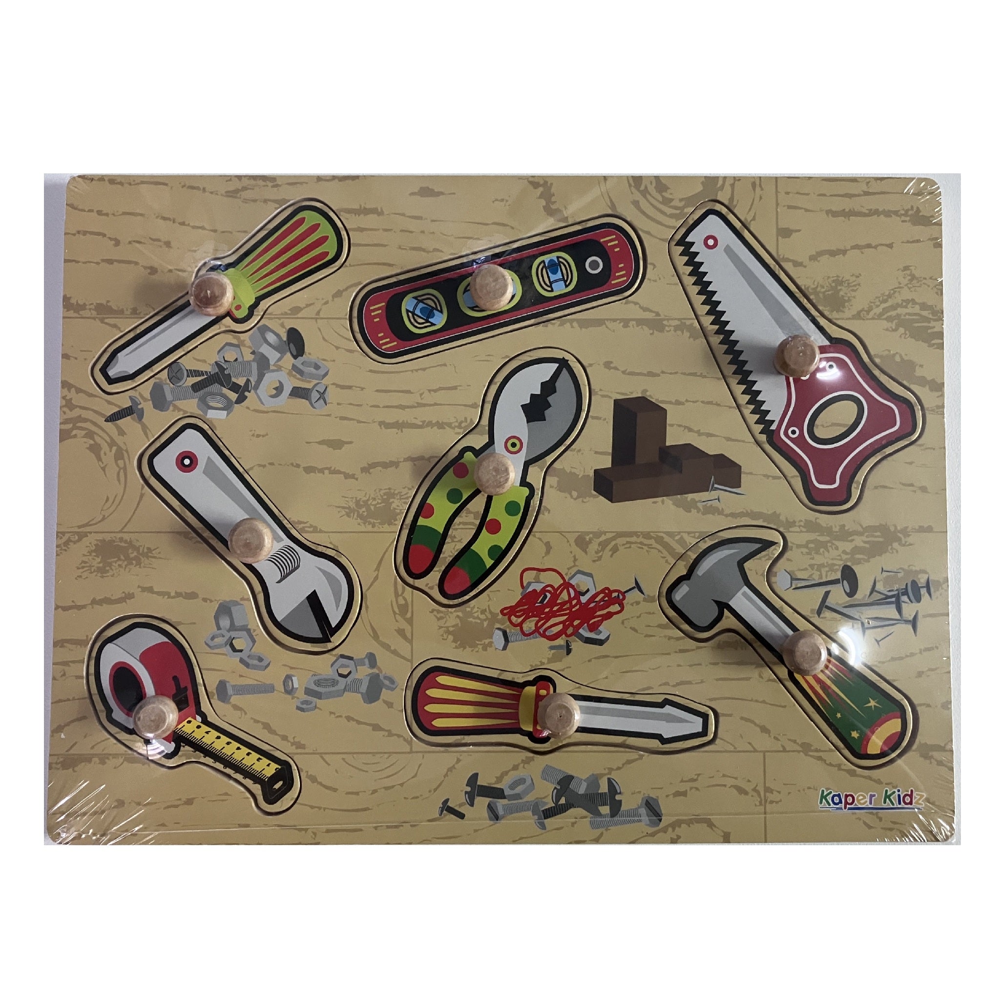 Wooden Puzzle - Tools