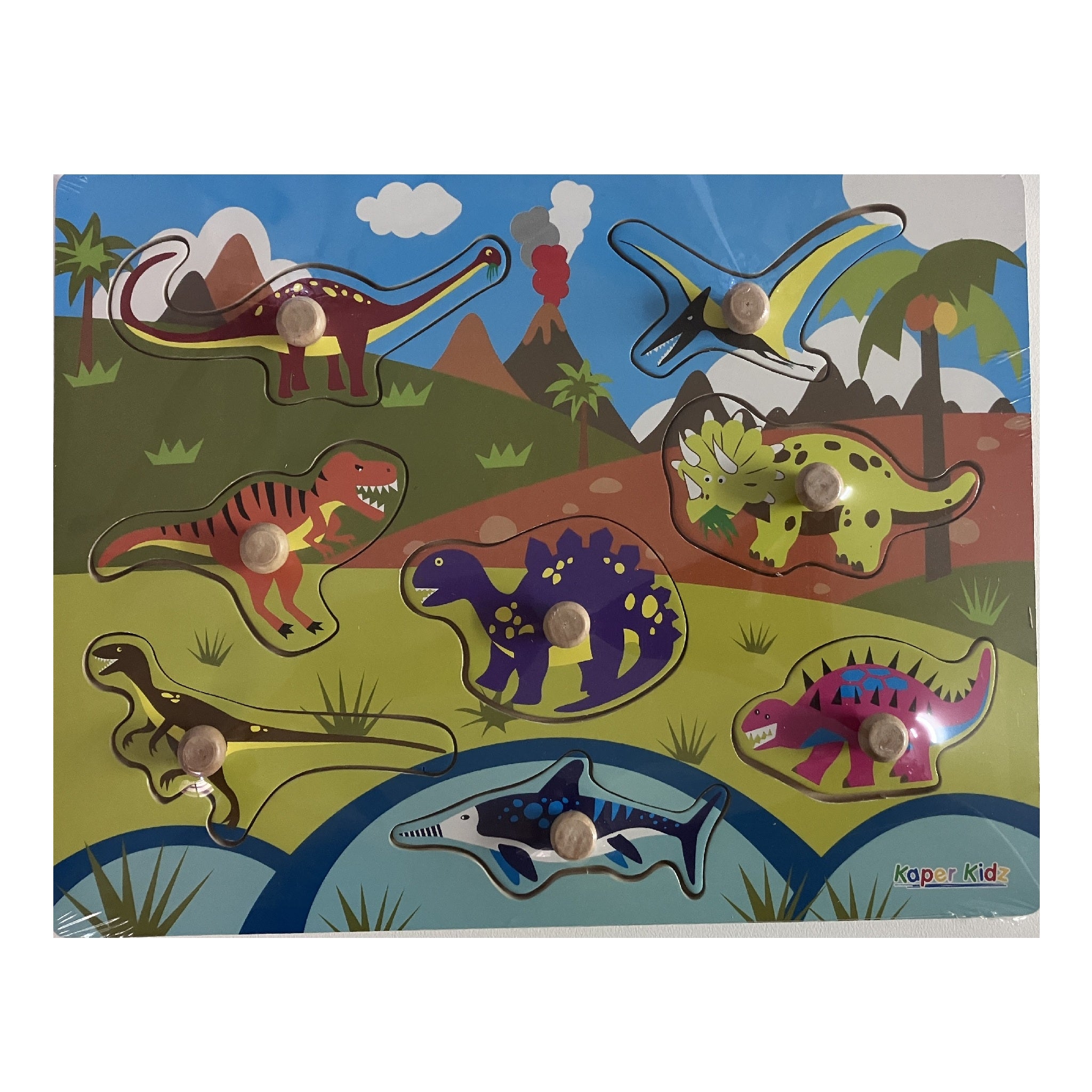 Wooden Puzzle - Dinosaurs