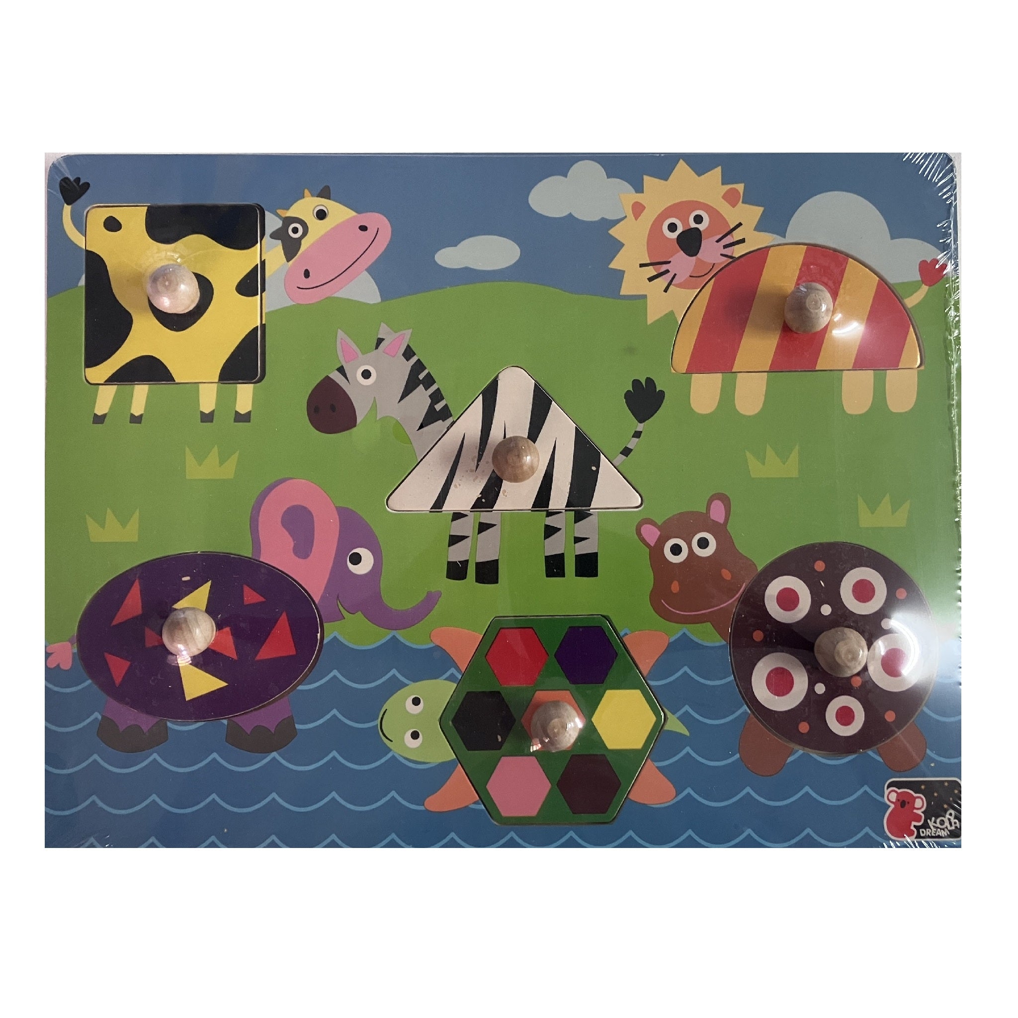 Wooden Puzzle - Animal Shapes