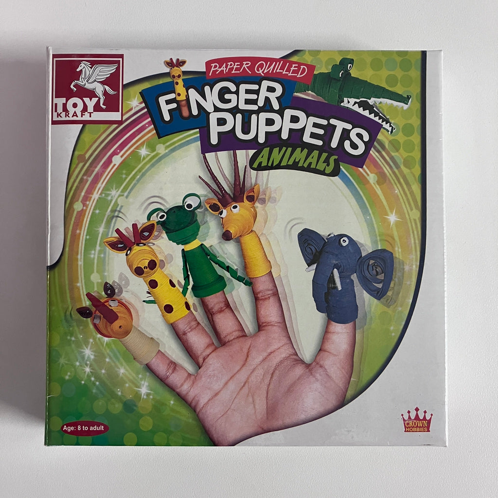 Paper Quilling Kit - Finger Puppet Animals