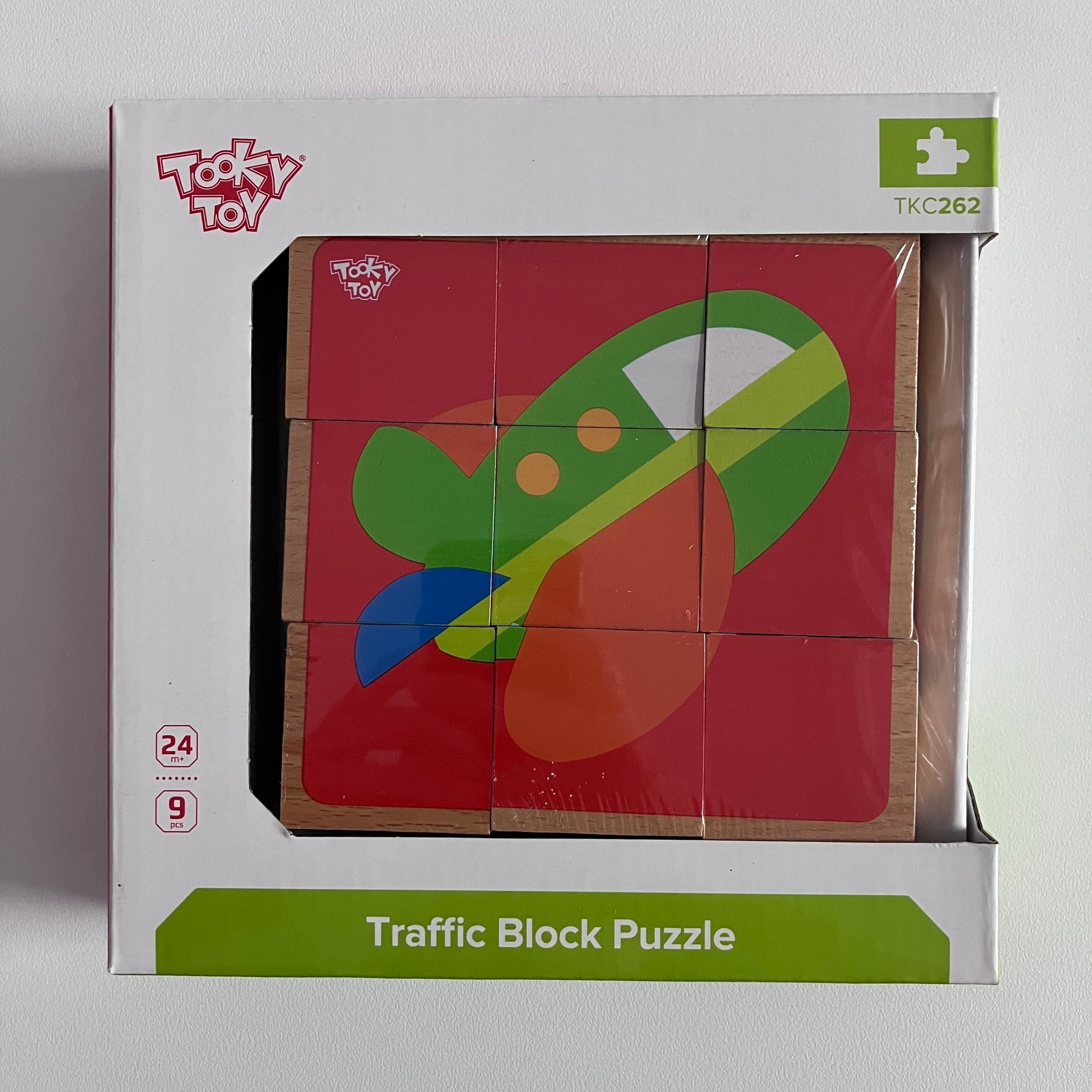 Wooden Cube Block Puzzle - Traffic
