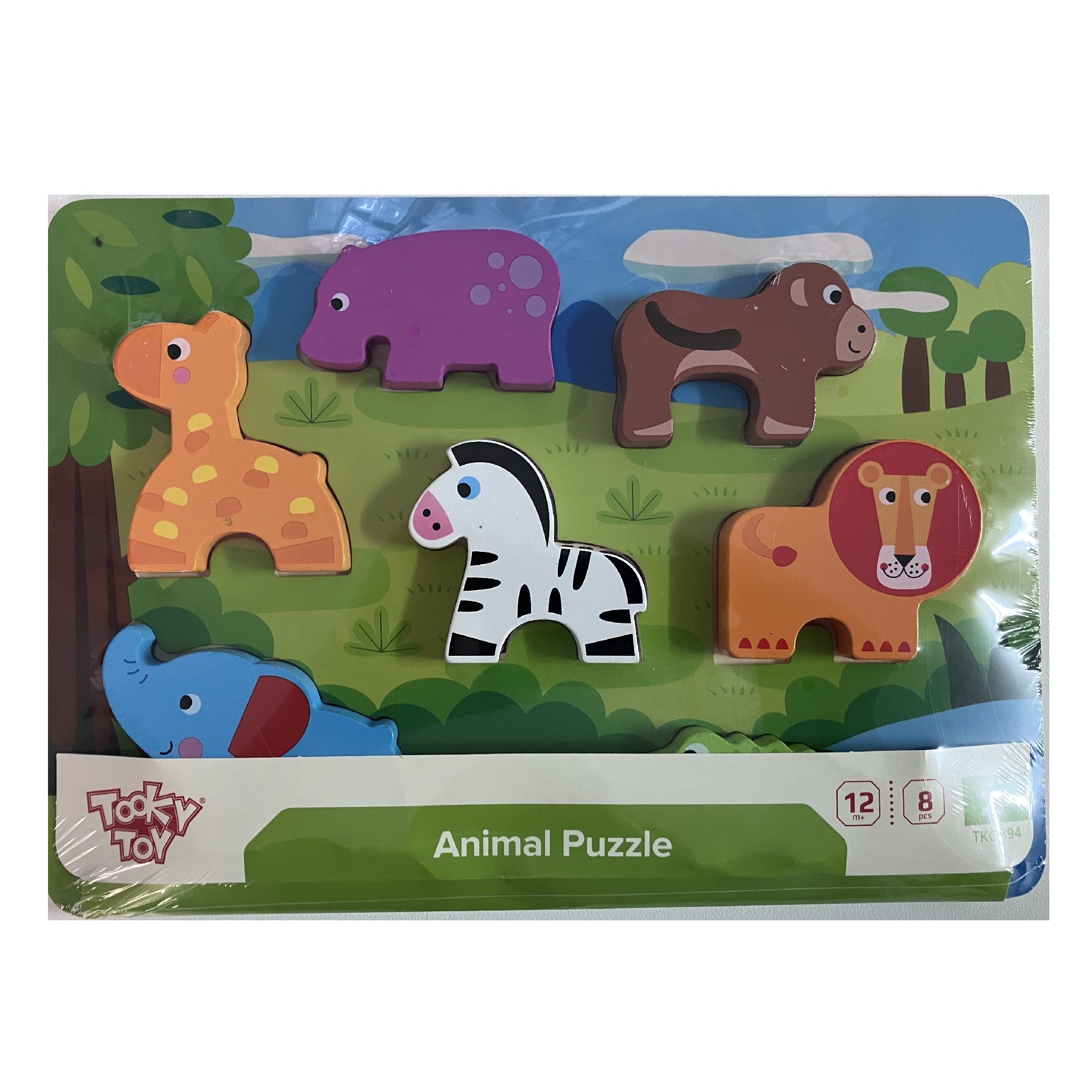 Wooden Block Puzzle - Animals