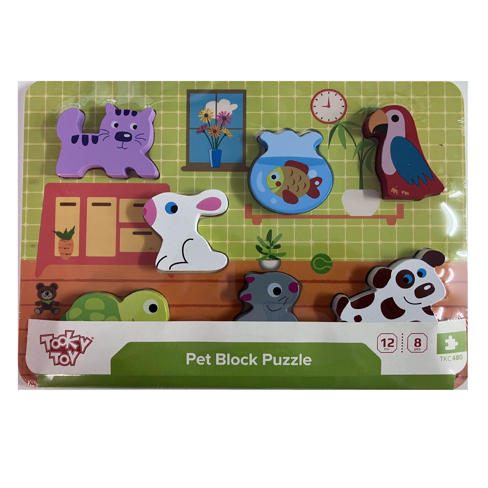 Wooden Block Puzzle - Pets